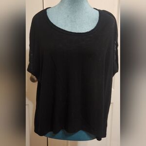 Classic Black Short Sleeve Women's Tee